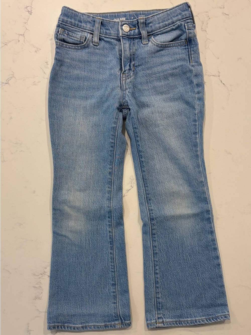 Old Navy Light Blue Flared Girls Jeans